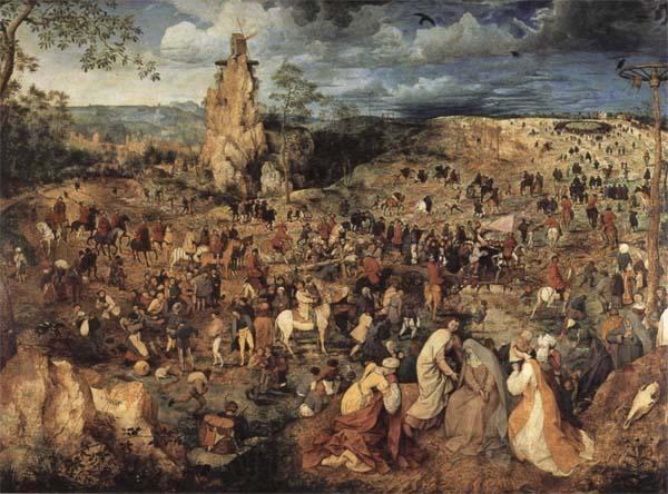 Pieter Bruegel Christ Carring the Cross Spain oil painting art